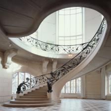 Escalier de la rotonde Tuck. Musée des Beaux-Arts de la Ville de Paris, Petit Palais.  © Jean-Michel Marchand / Petit Palais / Roger-Viollet
