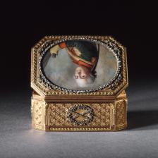 Jean Masse. "Tabatière du maréchal de Saxe"(ouverte). Paris, musée de la Vie romantique. © Musée de la Vie Romantique / Roger-Viollet