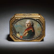  Jean Masse. "Tabatière du maréchal de Saxe", vers 1745-50. Paris, musée de la Vie Romantique. © Musée de la Vie Romantique / Roger-Viollet