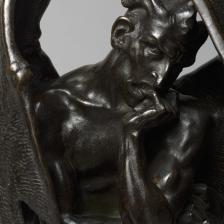 Jean-Jacques Feuchère (1807-1852). "Satan" (détail). Statuette en bronze, 1833. Musée de la Vie Romantique.  © Stéphane Piera / Musée de la Vie Romantique / Roger-Viollet 
